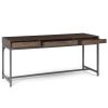 Banting - Mid Century Wide Desk - Walnut Brown