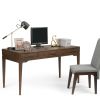 Harper - Desk - Walnut Brown