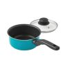 7 Piece Nonstick Cookware Set, Teal