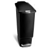 40L Slim Plastic Step Trash Can